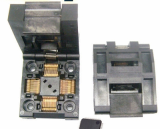 QFP64 ic socket adapter 0_5mm pitch QFP64 programming adapter